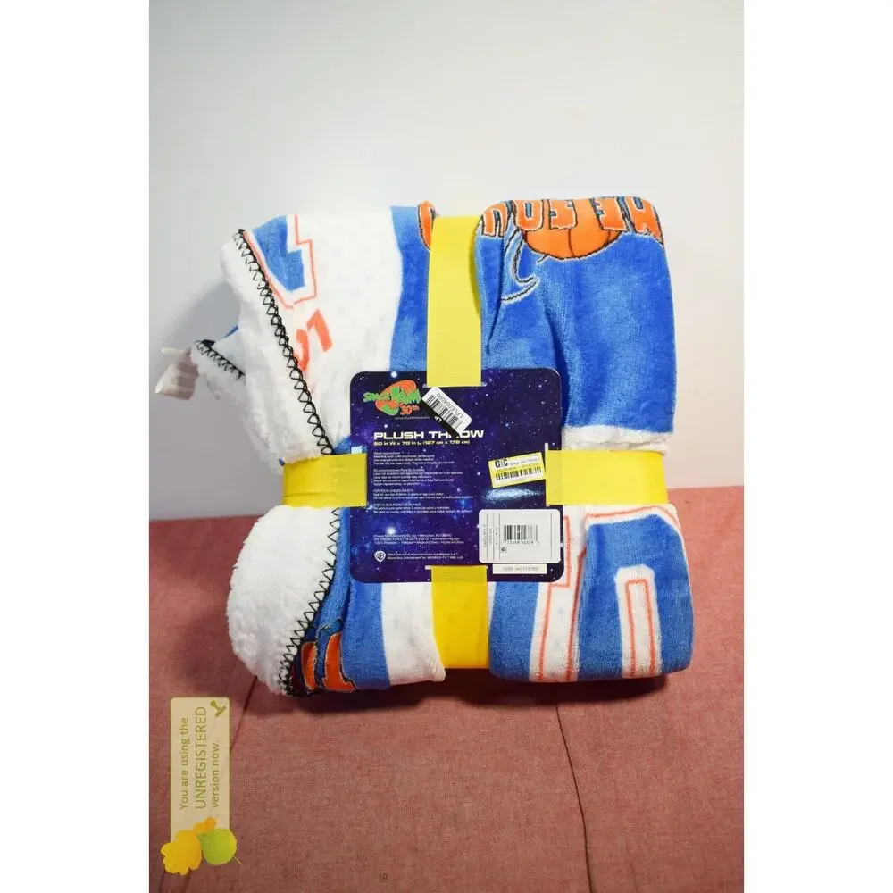 Space Jam Plush Throw Blanket 50x70